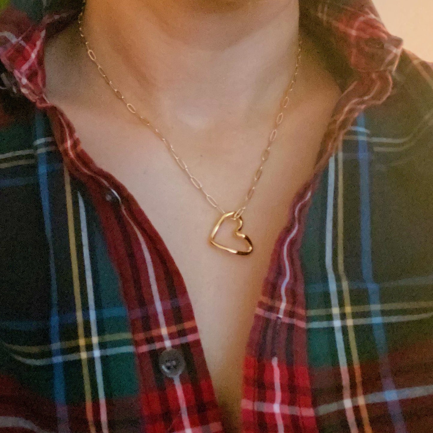 Heart Chain Necklace
