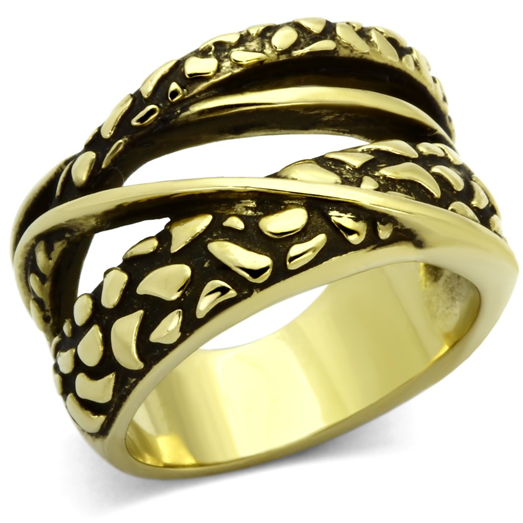 Women Stainless Steel No Stone Rings