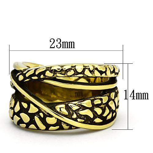 Women Stainless Steel No Stone Rings