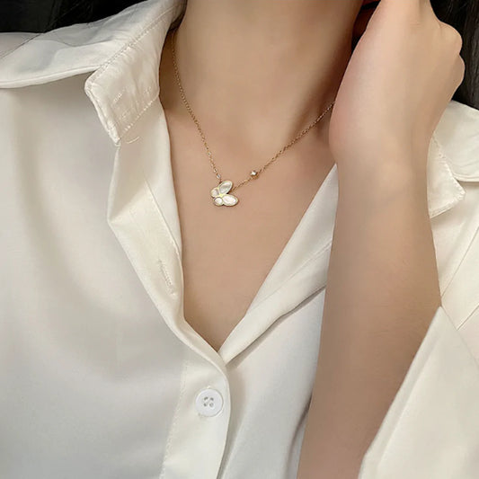 Necklace With Butterfly Pedant